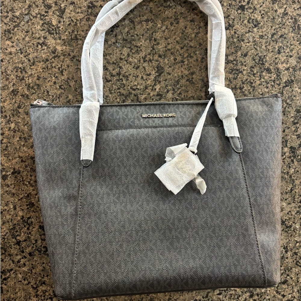 Michael Kors Gray Tote Bag
